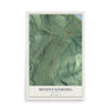 Map of Mountainburg, Arkansas, 12 x 18 inch unframed archival matte print