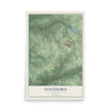 Map of Tontitown, Arkansas, 12 x 18 inch unframed archival matte print