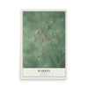 Map of Warren, Arkansas, 12 x 18 inch unframed archival matte print