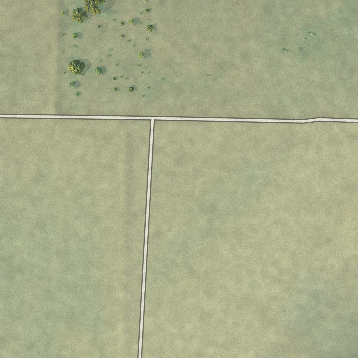 Second close-up of the map of Weldon, Arkansas print showing more streets and buildings