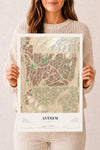 Map of Anthem, Arizona, 12 x 18 inch unframed archival matte print