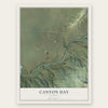 Canyon Day, Arizona map print, the full design