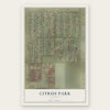 Citrus Park, Arizona map print, the full design