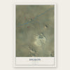 Dilkon, Arizona map print, the full design