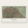 Encanto, Arizona map print, the full design