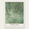 Forest Lakes, Arizona map print, the full design