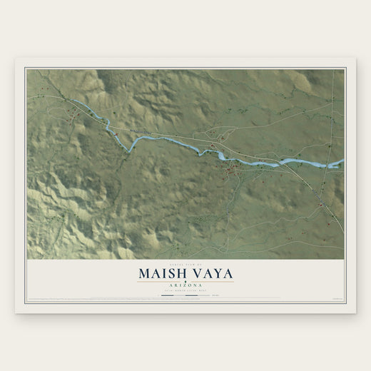 Maish Vaya, Arizona map print, the full design