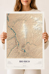 Map of Rio Rico, Arizona, 18 x 24 inch unframed archival matte print