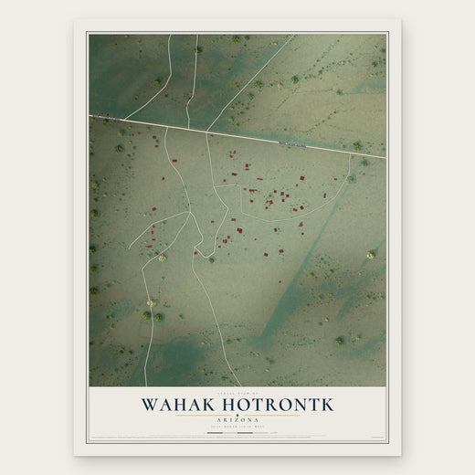 Wahak Hotrontk, Arizona map print, the full design