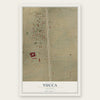 Yucca, Arizona map print, the full design