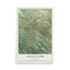 Map of Angels Camp, California, 12 x 18 inch unframed archival matte print