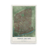 Map of Arden-Arcade, California, 12 x 18 inch unframed archival matte print