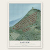 Bayview, Contra Costa County, California map print, the full design