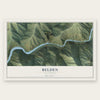 Belden, California map print, the full design