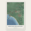 Bertsch-Oceanview, California map print, the full design