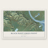 Black Point-Green Point, California map print, the full design