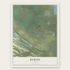 Byron, California map print, the full design