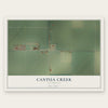 Cantua Creek, California map print, the full design