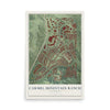 Map of Carmel Mountain Ranch, California, 12 x 18 inch unframed archival matte print