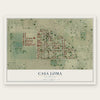 Casa Loma, California map print, the full design