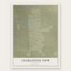 Charleston View, California map print, the full design