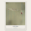 Cuyama, California map print, the full design