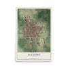 Map of El Centro, California, 12 x 18 inch unframed archival matte print