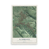 Map of El Sobrante, Contra Costa County, California, 12 x 18 inch unframed archival matte print
