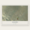 Fellows, California map print, the full design