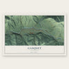 Gasquet, California map print, the full design