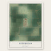 Hypericum, California map print, the full design