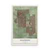 Map of Inglewood, California, 12 x 18 inch unframed archival matte print