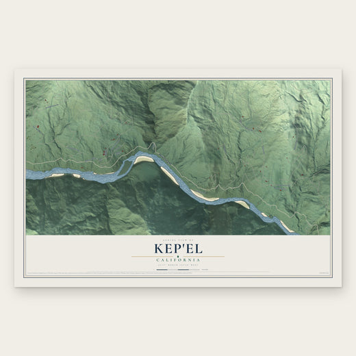 Kep'el, California map print, the full design