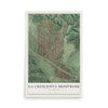 Map of La Crescenta-Montrose, California, 12 x 18 inch unframed archival matte print
