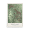 Map of Laguna Hills, California, 12 x 18 inch unframed archival matte print
