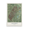 Map of Lake Forest, California, 12 x 18 inch unframed archival matte print