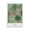 Map of Linda, California, 12 x 18 inch unframed archival matte print