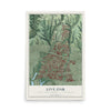Map of Live Oak, Santa Cruz County, California, 12 x 18 inch unframed archival matte print
