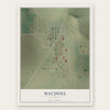 Macdoel, California map print, the full design