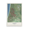 Map of Marina, California, 12 x 18 inch unframed archival matte print