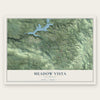 Meadow Vista, California map print, the full design