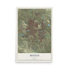 Map of Menifee, California, 12 x 18 inch unframed archival matte print