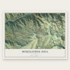 Mokelumne Hill, California map print, the full design