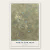 North Edwards, California map print, the full design