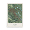 Map of Novato, California, 12 x 18 inch unframed archival matte print