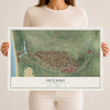 Map of Oceano, California, 12 x 18 inch unframed archival matte print