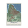 Map of Pacific Grove, California, 12 x 18 inch unframed archival matte print