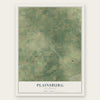 Plainsburg, California map print, the full design
