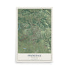 Map of Prunedale, California, 12 x 18 inch unframed archival matte print