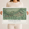 Map of Rancho Encantada, California, 12 x 18 inch unframed archival matte print